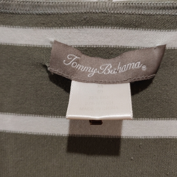 Tommy Bahama great & white striped hoodie - Picture 6 of 7